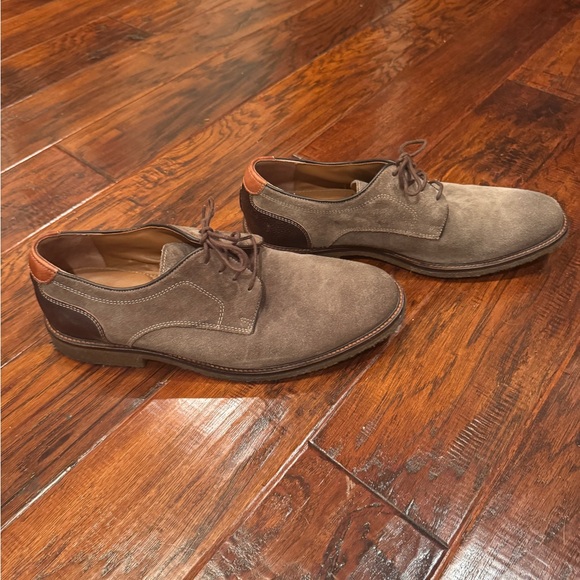 Brown Suede Oxford Shoes main image 6